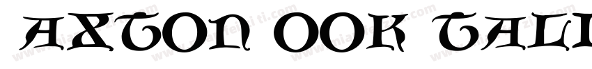 Caxton Book Italic BT字体转换